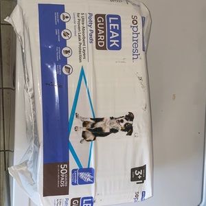 50 quilted potty pads